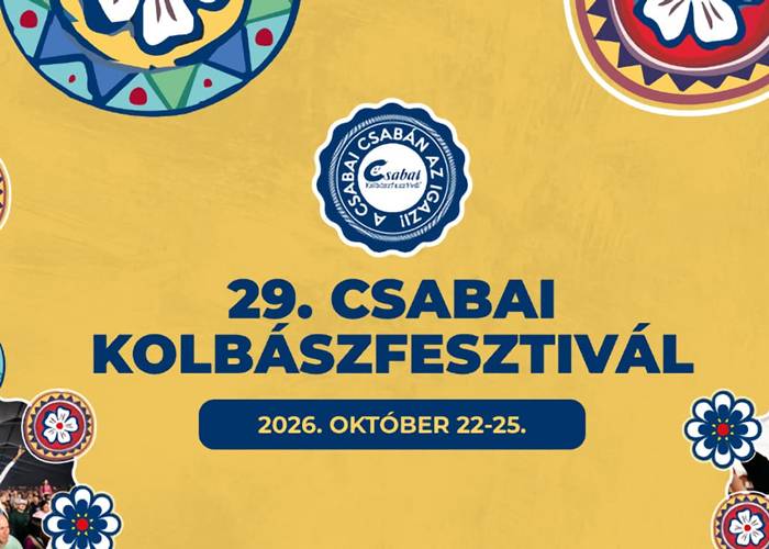 Csabai Kolbászfesztivál 2026 – Négy nap gasztronómia Békéscsabán