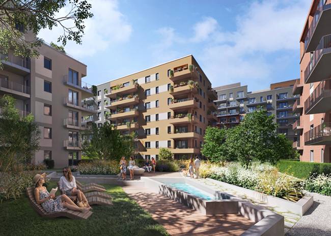 Elindultak a XIII. kerületi Greenway Apartments építési munkálatai