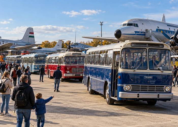 Több mint száz legendás autóbusz érkezik Ferihegyre – jön a VIII. Ferihegyi Ikarus Találkozó