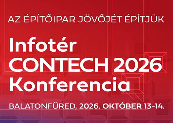 CONTECH 2026: az építőipar jövője, a BIM és a mesterséges intelligencia kerül fókuszba Balatonfüreden