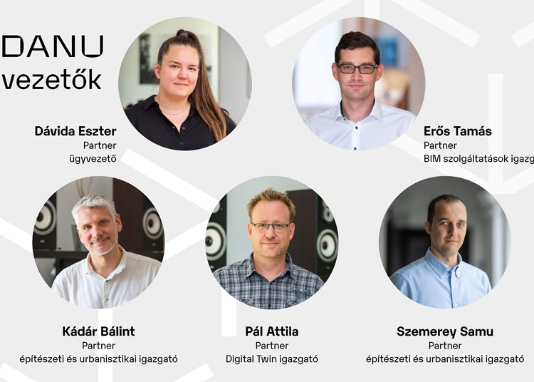 DANU néven egy cégben egyesül az egyik legmeghatározóbb urbanisztikai és építőipari digitális csapat