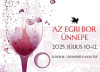 Az Egri Bor Ünnepe, 2025. július 10-12.