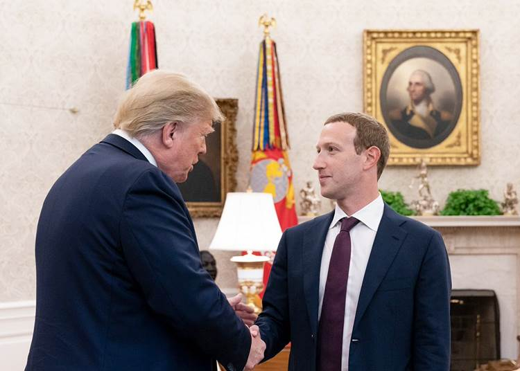 Az internet szabályozásáról tárgyalt Trump és Zuckerberg