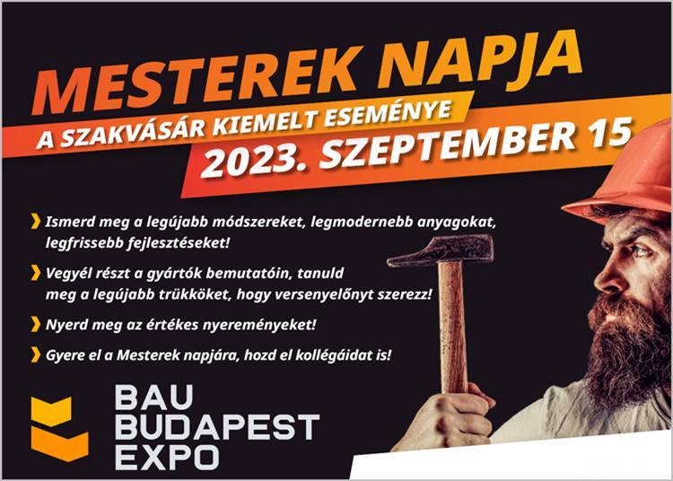 Mesterek napja, 2023. szeptember 15.