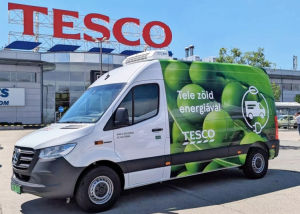 Elektromos furgonokat állított üzembe a magyar Tesco