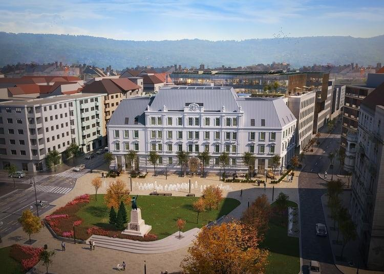 Így születik újjá egy klasszicista épület a Duna partján