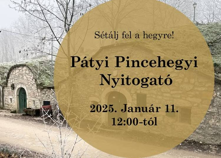 Pátyi Pincehegyi Nyitogató, 2025. január 11.