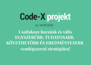 A MORGENS forradalmasítja a vendégszerzést – Startol a „Code-X” projekt