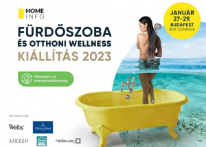 Fürdőszoba és Otthoni Wellness Kiállítás, 2023. január 27 - 29.