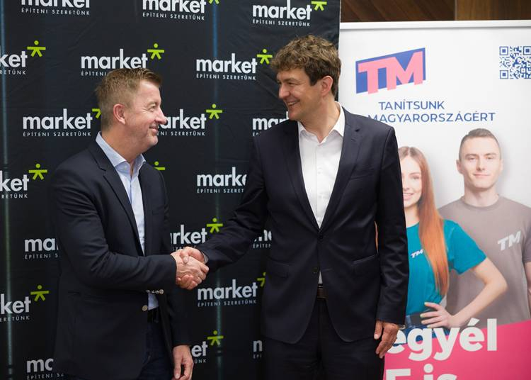 A Market Építő Zrt. stratégiai partnerségben a Tanítsunk Magyarországért programmal