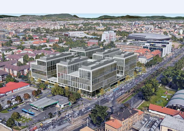 Óriási lendületben az Aréna Business Campus kivitelezése és bérbeadása