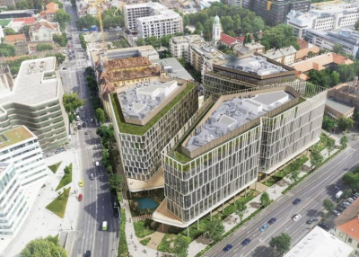 A Skanska új irodakomplexumot fejleszt H2Offices néven. A Vízművek régi területe újjászületik