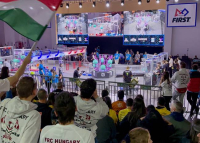 Robotépítésből jeles: magyar diákcsapat a legjobbak között a First Robotics Competition rangos mezőnyében