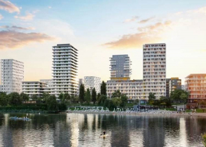 140 vízparti lakást kap Újbuda: elrajtoltak a BudaPart legújabb épületének munkái