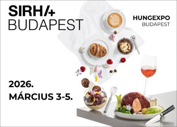 SIRHA Budapest - élelmiszeripari és HoReCa szakkiállítás, 2026. március 3-5.